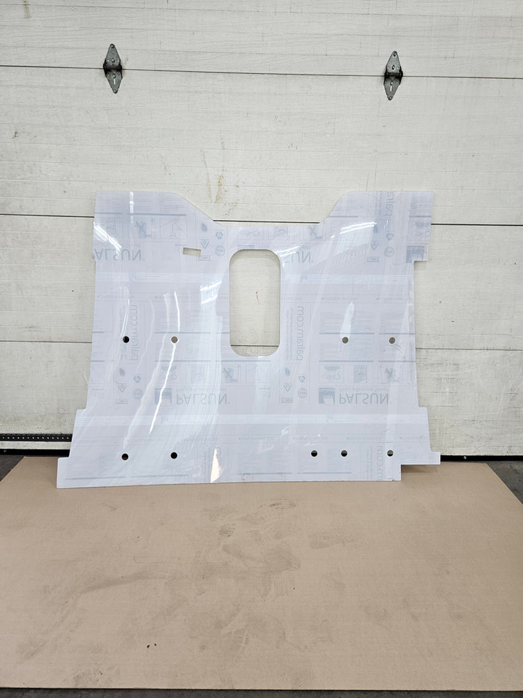 Peterbilt 589, 579 & 567 Day Cab Paintable Poly Floor – part number PTD-1014
