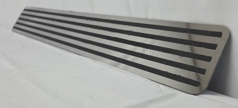 Stainless Steel Long Step Plates (Pair) – 36 in. × 4.5 in. – part number STFSSSP36