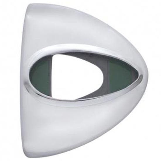 Chrome Teardrop Headlight Turn Signal Cover Only for Peterbilt 359, 378, 379, 388, 389 – part number 01-160600022, photo 1 of 4