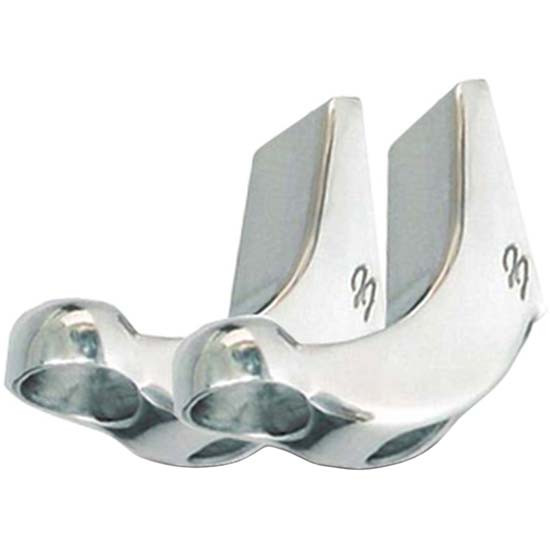 Polished Aluminum Headlight Brackets for Peterbilt – part number 01-1606012, photo 1 of 4