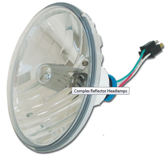 8.5 in. Round Complex Reflector Headlamp for 9.5 in. Headlight – part number 09-1606123