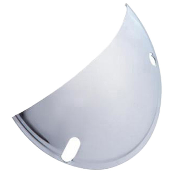7 in. Stainless Steel Half Moon Round Headlight Shield – part number 09-1606189