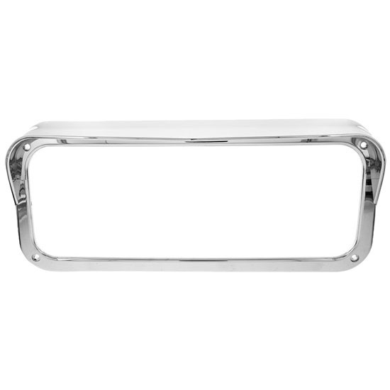 Chrome Plated Replacement Headlight Bezel for Rectangular Projection Headlights – part number 29-16060027, photo 1 of 4