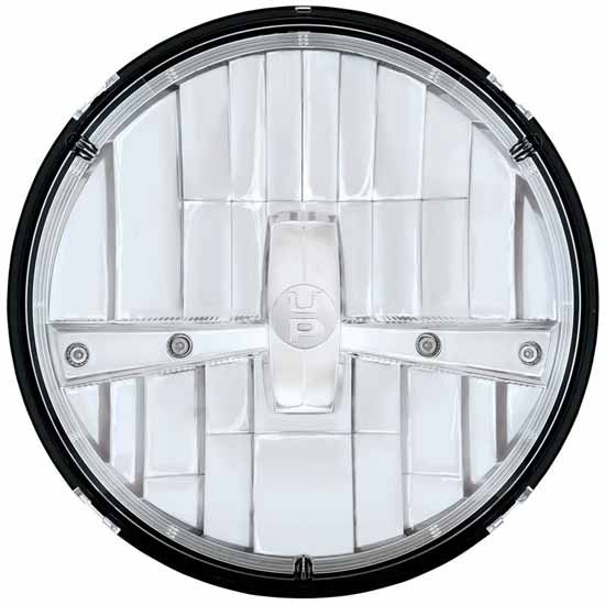 7 in. Round High Power LED Dual Function Headlight with 5 Phillips Lumi LEDs – Chrome – part number 29-160600357, photo 1 of 4