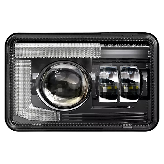 4 × 6 in. Projector Headlight with Black Housing – Heated – part number 29-160600423, photo 1 of 4
