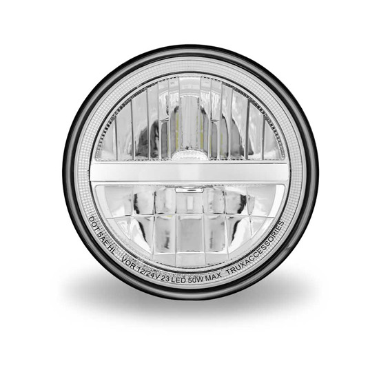 7 in. Round Chrome LED Reflector Headlight – part number 29-16060075, photo 1 of 4
