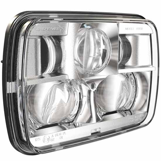 Model 8900 Evolution 2 LED Headlight with Chrome Inner Bezel – part number 29-1606180, photo 1 of 4