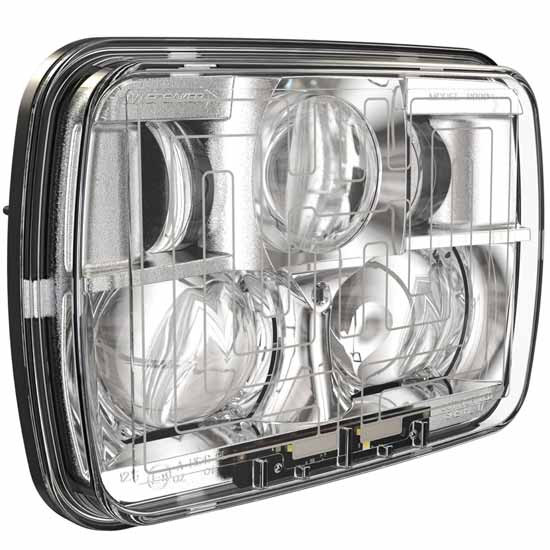 Model 8910 Evolution 2 LED Headlight with Black Inner Bezel – part number 29-1606182, photo 1 of 4