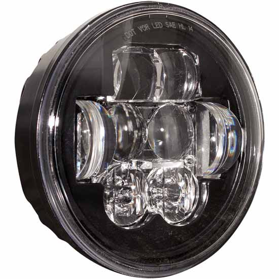 Model 8630 Evolution LED Headlight Black Die Cast Aluminum Housing – part number 29-1606188, photo 1 of 4