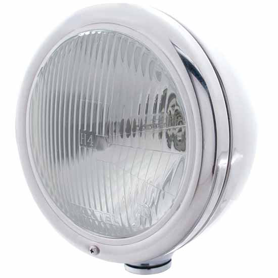Stainless Steel Classic Headlight with Halogen Bulb Option for Peterbilt – part number PPR_201762