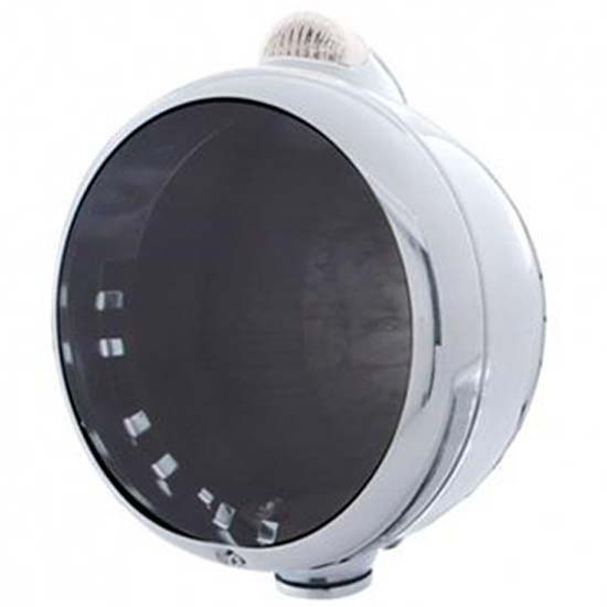 Stainless Steel Guide 682-C Headlight Housing with 5 Diode LED Dual Function Signal Light – without Bulb – part number PPR_202111