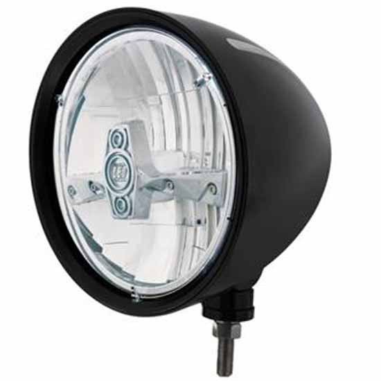 Black Billet Style Groove LED Headlight with 5 Diodes and Center Cross Bar Accent – part number PPR_203127