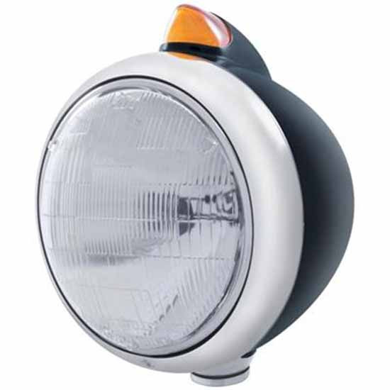 Black Guide H6024 Halogen Headlight with 5 LED Vintage 682-C Series Top Mount Light – part number PPR_203137