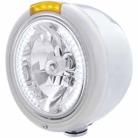Stainless Steel Classic Half Moon Headlight Assemblies – part number PPR_203982