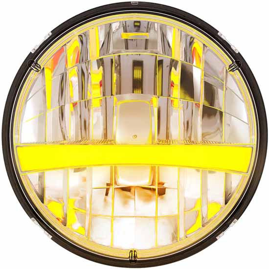 7 in. Headlight with Single Function Light Bar – part number PPR_204512
