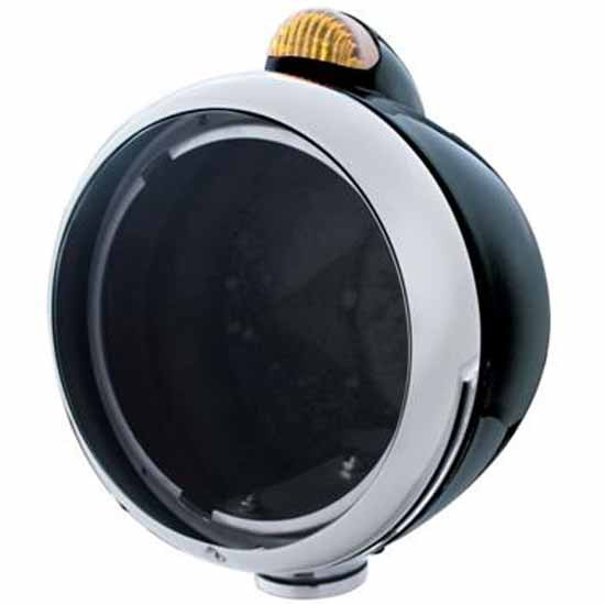 Black Guide 682-C Headlight Housing with 5 Diode LED Signal Light – No Bulb – part number PPR_204528