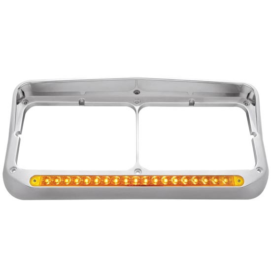Dual Square Headlight Bezel with Signal Bar – part number PPR_204572