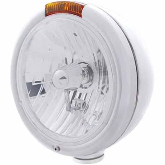 Classic Peterbilt Style Headlight with Incandescent Turn Signal Light – part number PPR_204577