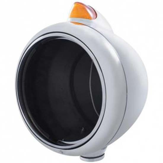 Stainless Steel Guide 682-C Headlight Housing with Top Original Style LED Signal – part number PPR_204657