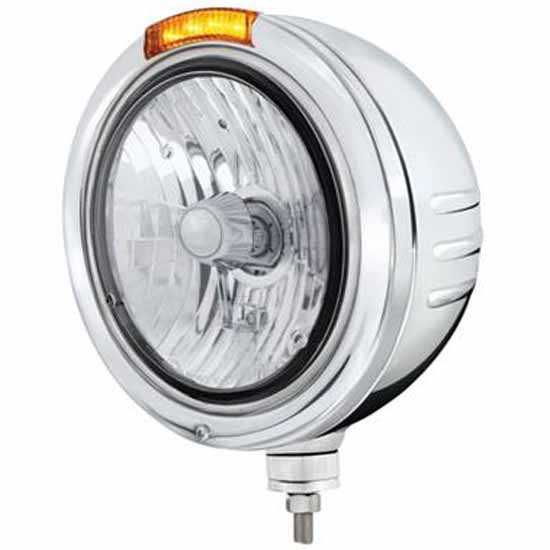 Stainless Steel Bullet Stripe Crystal H4 Headlight with Dual Mode Light – part number PPR_204691