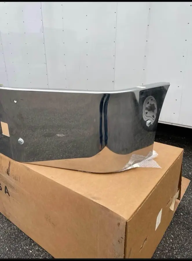 16 in. 386 Peterbilt New Bumper with Brackets In the Box – part number PTD-2014
