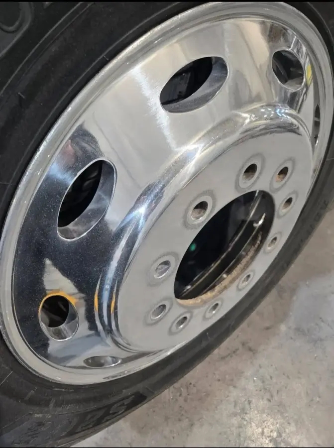 Used 16 Ply Tires Mounted on Old Style Peterbilt Oval Rims 11R24.5 – part number PTD-2015, photo 1 of 5