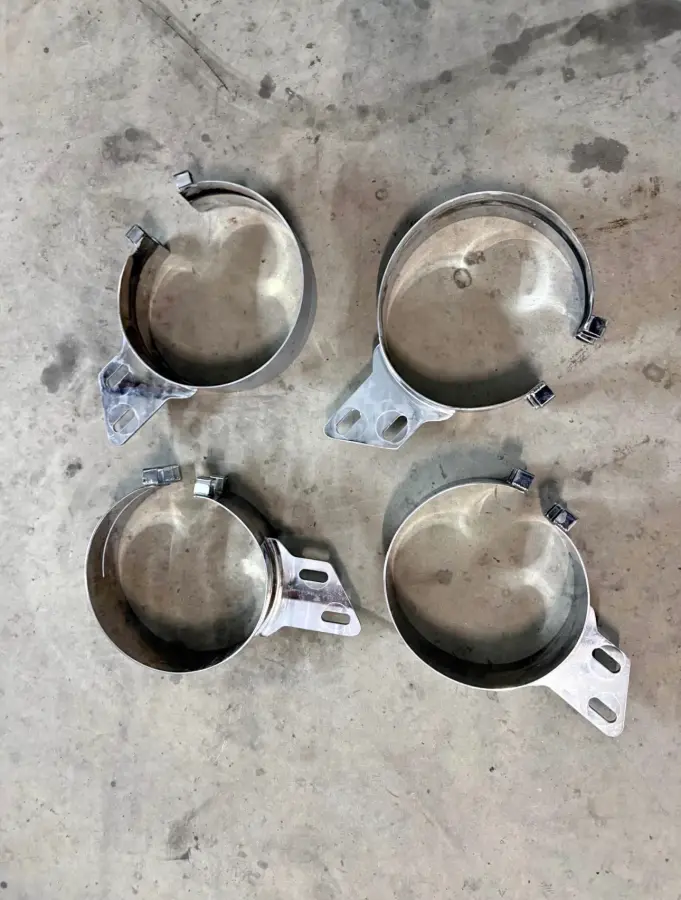 Used 8 in. Exhaust Clamps – part number PTD-2077
