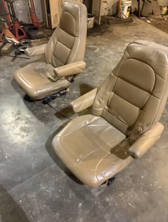 Used Bostrom Wide Ride Semi Seats – part number PTD-2120, photo 1 of 3
