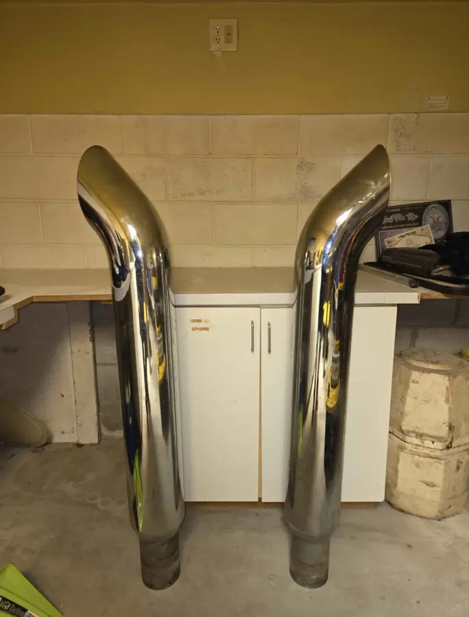 Used Semi Exhaust Tip – part number PTD-2278, photo 1 of 2
