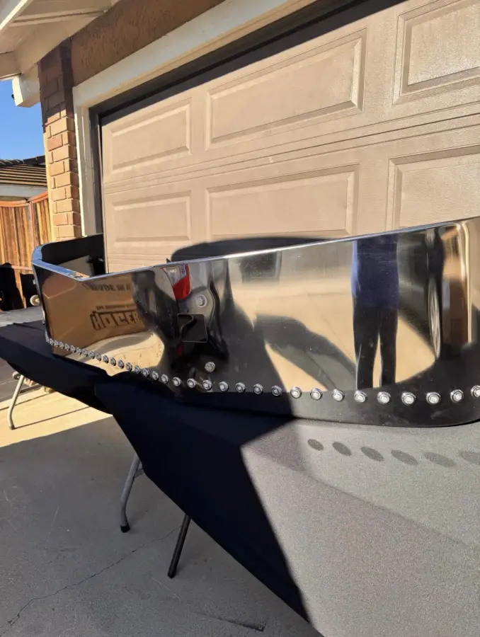 USA Made Valley Chrome 18 in. Bumper – part number PTD-2316, photo 1 of 4