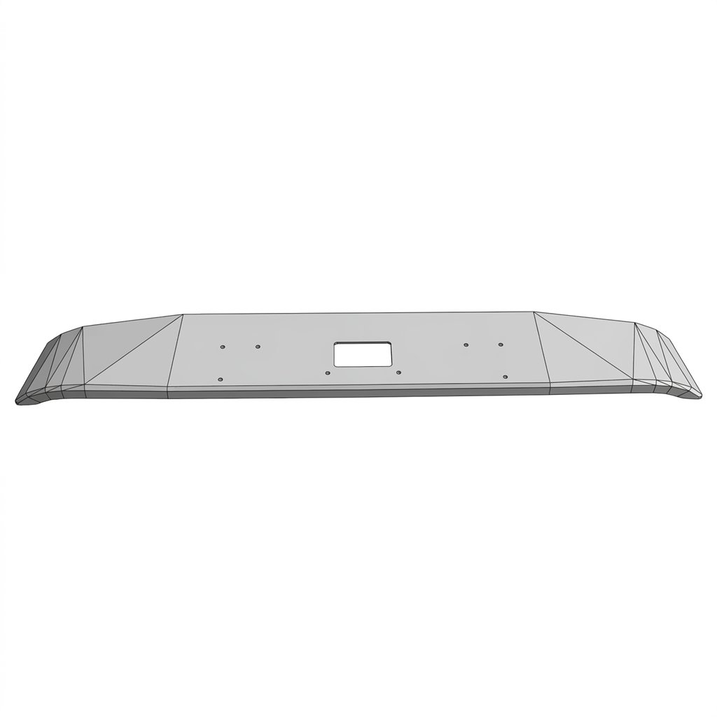 Deep Taper Chrome Bumper – part number 15-06485F2000