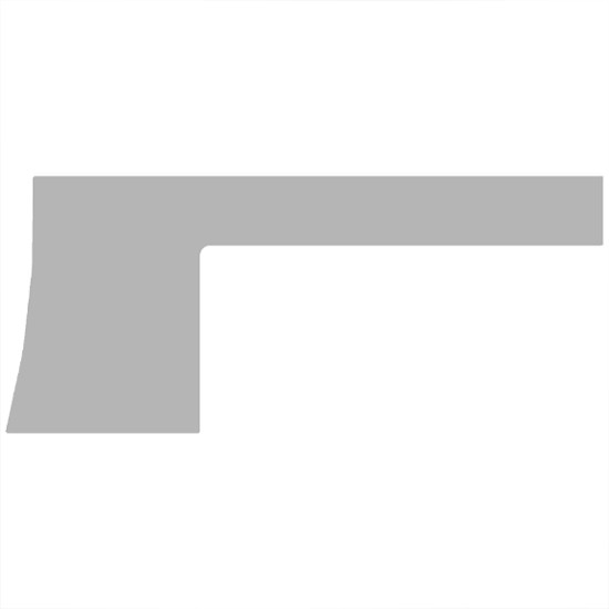 Paintable 1-Piece Blank Cab/Cowl Panels, Paintable for Peterbilt 2008 – 2009 389, Glider, 131 in. BBC – part number 01-091201095