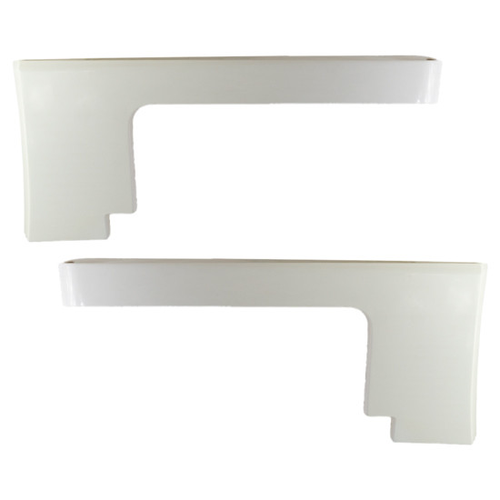 Fiberglass Cab Cowl Panel, 6 in. for Peterbilt 388, 389 – Pair – part number 01-0912423