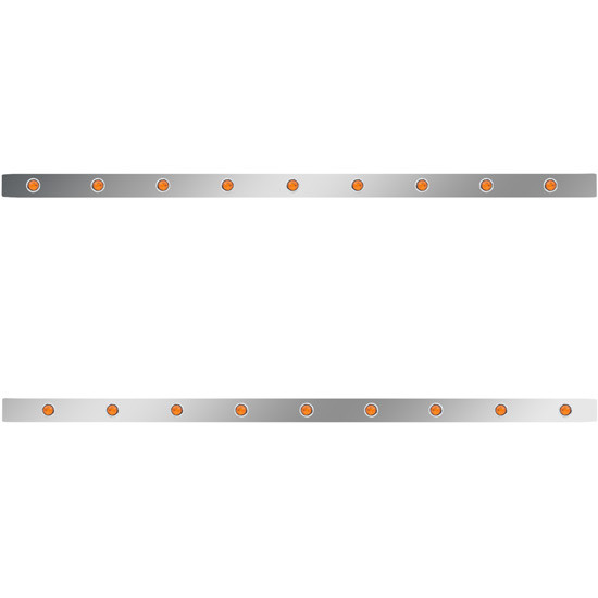 2.5 Sleeper Panels with 9 × ¾ in. Amber/Amber LED Lights for Peterbilt 567, 579 with 72 in. Sleeper – part number 01-101200077