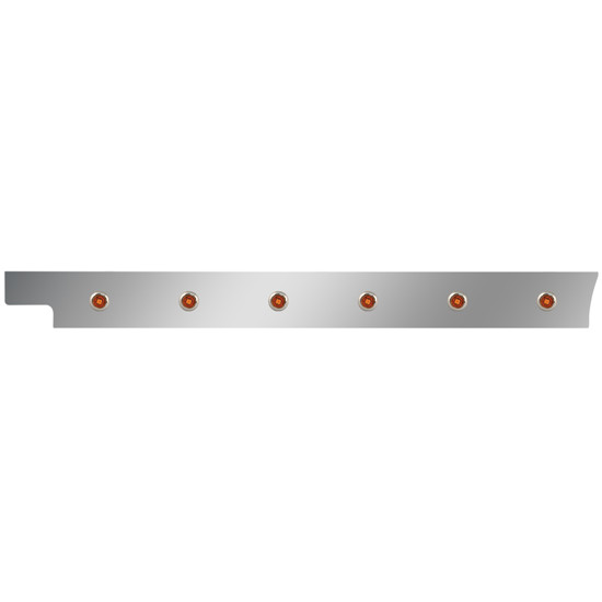 Roadworks 3.5 in. Stainless Steel Cab Panels with Block Heater, Light Options for Peterbilt 579 Extended Hood – part number PPR_203737