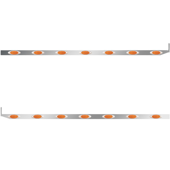 2.5 × 80 in. Sleeper Panel with Extenders & Optional Lighting for Peterbilt 567 & 579 – part number PPR_301299